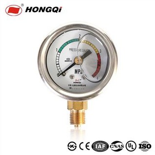 Манометр з розетки з нержавіючої сталі