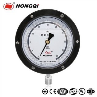 150мм вібраційно стійкий нижній / задній кріплення високоточний манометр M20 * 1.5, G1/2'', 1/2'' NPT ±0.25/0.4% Точність