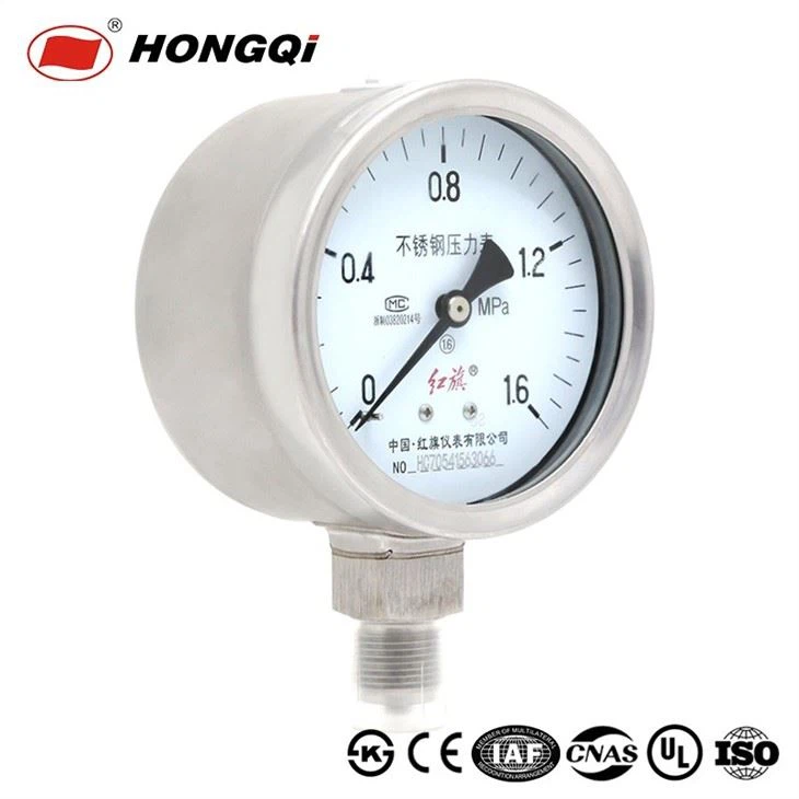 All Stainless Steel Safety Anti-Corrosive Case Manometer